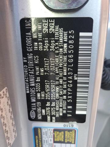 2020 KIA SORENTO L - 5XYPG4A37LG650825