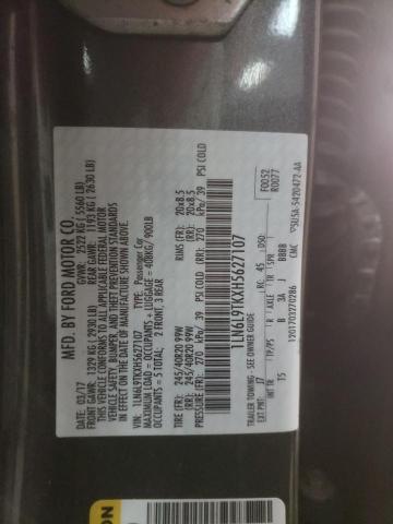 1LN6L9TKXH5627107 Lincoln Continental Select