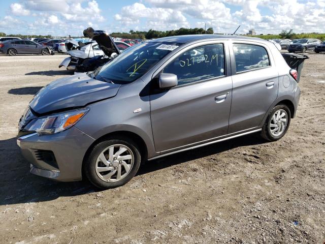 Salvage cars for sale from Copart West Palm Beach, FL: 2021 Mitsubishi Mirage ES
