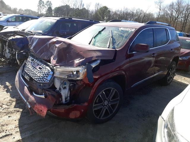 GMC Acadia DEN salvage cars for sale: 2017 GMC Acadia Denali