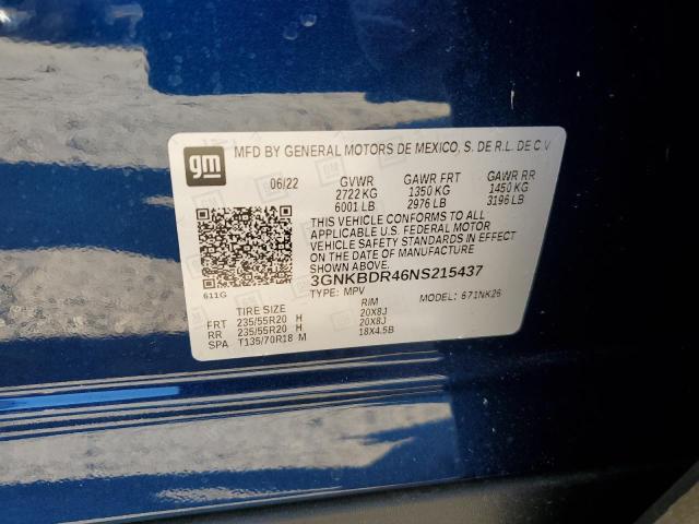 2022 CHEVROLET BLAZER 3LT - 3GNKBDR46NS215437