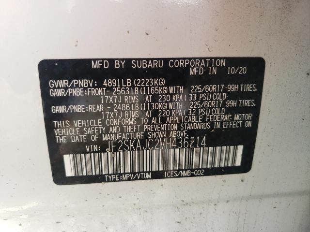 JF2SKAJC2MH436214 Subaru Forester Premium