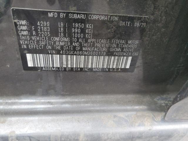 4S3GKAB60M3600179 Subaru IMPREZA