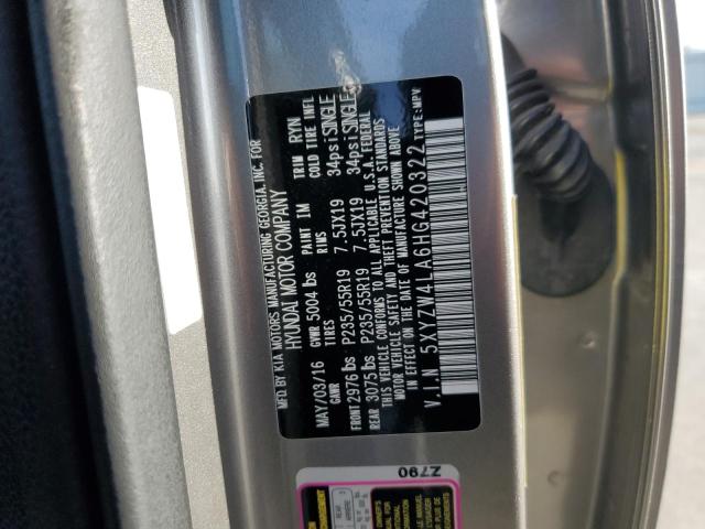 2017 HYUNDAI SANTA FE S - 5XYZW4LA6HG420322