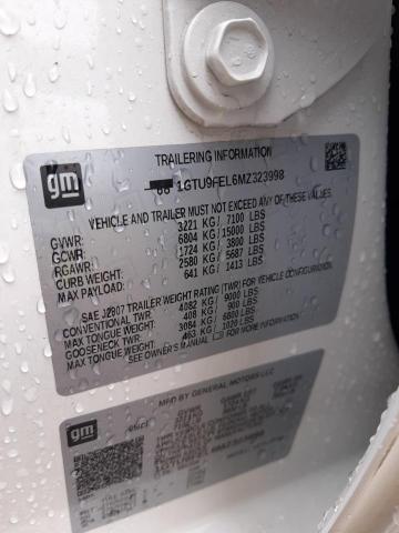 1GTU9FEL6MZ323998 GMC Sierra K1500 Denali