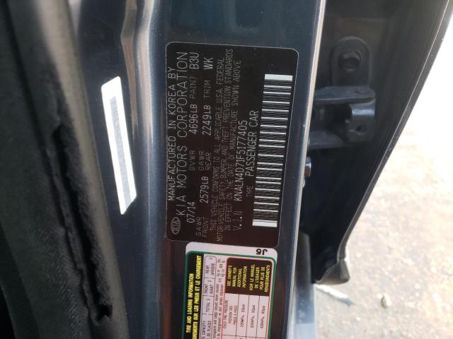 2015 KIA CADENZA PR - KNALN4D71F5177405