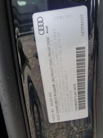 2020 AUDI S5 WAUB4CF51LA014079