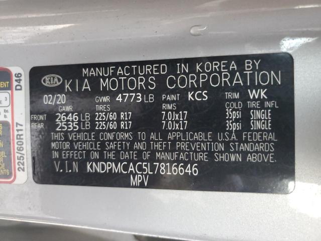 KNDPMCAC5L7816646 KIA Sportage Lx