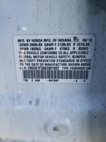 19VDE1F33EE001922 Acura ILX 20