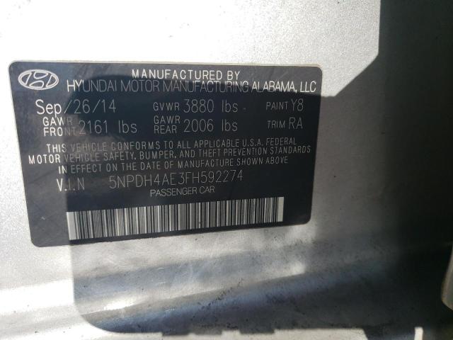 2015 HYUNDAI ELANTRA SE - 5NPDH4AE3FH592274