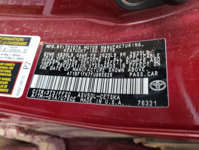 2015 TOYOTA CAMRY LE - 4T1BF1FK7FU985626