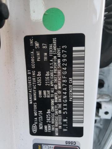 5XXGN4A78FG429073 KIA OPTIMA EX