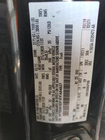 1FTEW1EF1FFA84827 Ford F150 Supercrew