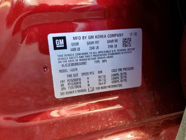 2021 BUICK ENCORE PRE - KL4CJESB5MB340982