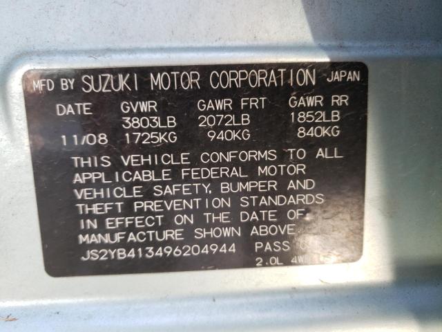 JS2YB413496204944 Suzuki SX4