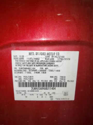 2LMHJ5AR4ABJ11404 Lincoln MKT