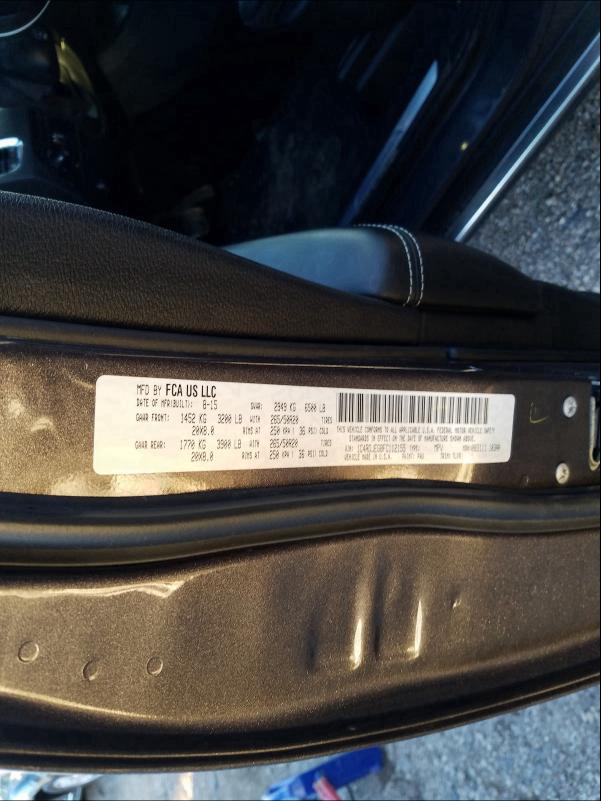 2015 DODGE DURANGO CI 1C4RDJEG8FC112155