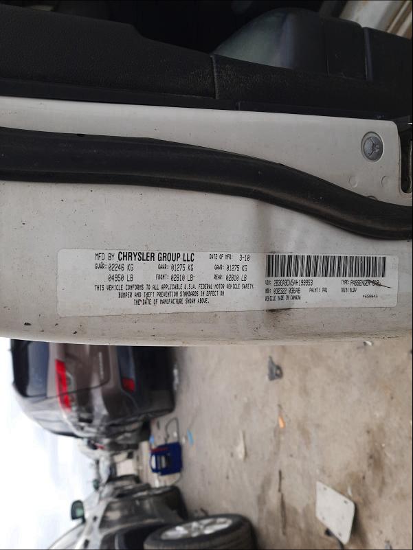 2010 DODGE CHARGER SX 2B3CA3CV5AH199953