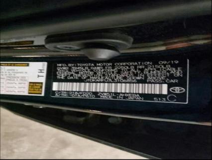 2020 TOYOTA PRIUS L JTDKARFU7L3106856