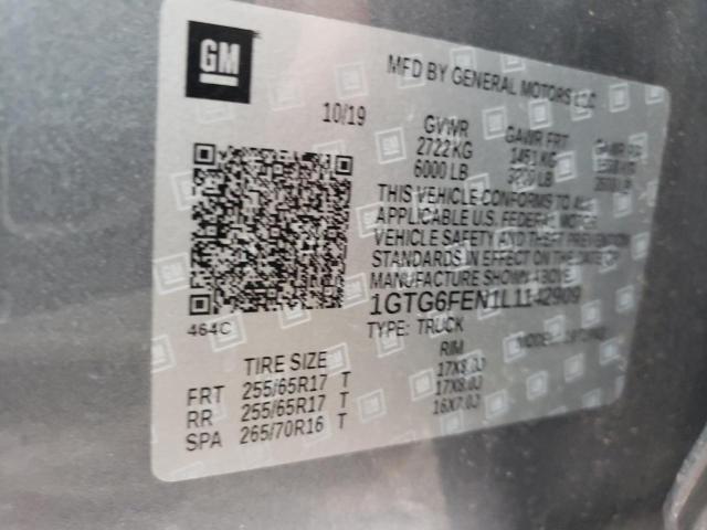 1GTG6FEN1L1142909 GMC Canyon All Terrain