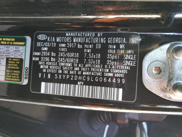 5XYP2DHC9LG064499 KIA Telluride Lx