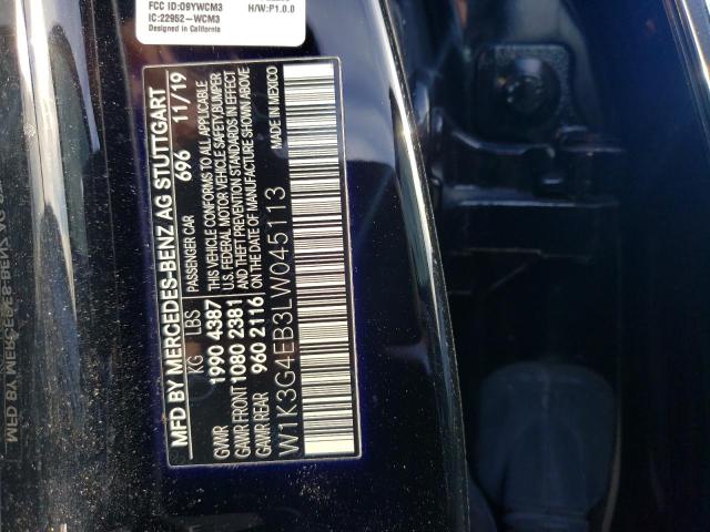 2020 MERCEDES-BENZ A220 - W1K3G4EB3LW045113