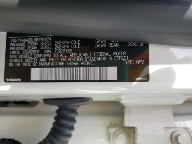 YV4940DL8B2148174 Volvo XC60 3.2