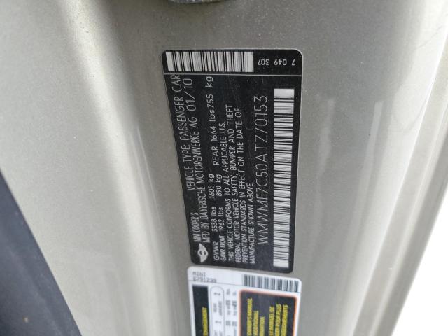 WMWMF7C50ATZ70153 Mini COOPER S