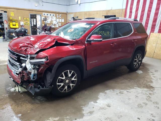 Salvage cars for sale from Copart Kincheloe, MI: 2021 GMC Acadia SLE