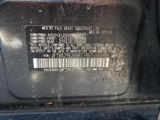 2017 SUBARU WRX STI LI - JF1VA2Y62H9813957