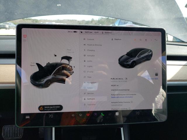 5YJ3E1EA9JF123742 Tesla MODEL 3