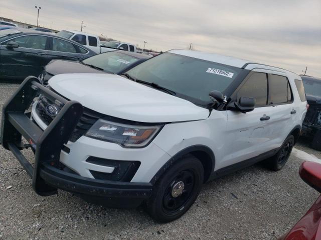 Ford Explorer salvage cars for sale: 2018 Ford Explorer Police Interceptor