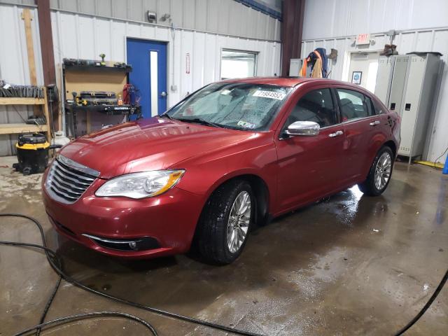 Salvage cars for sale from Copart West Mifflin, PA: 2012 Chrysler 200 Limited