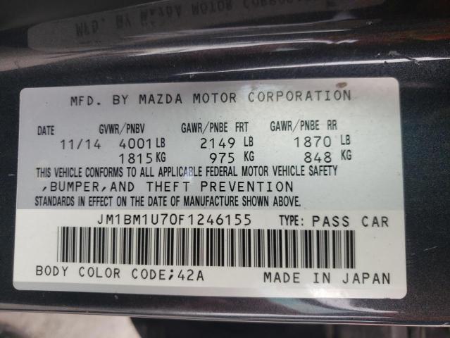 JM1BM1U70F1246155 Mazda 3 SPORT