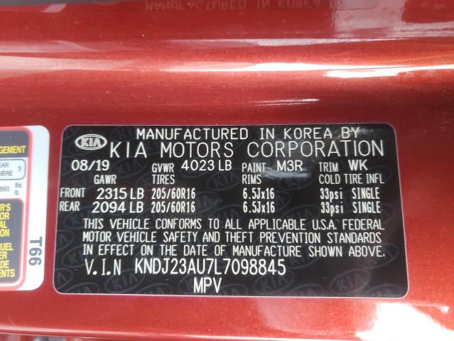KNDJ23AU7L7098845 KIA SOUL LX