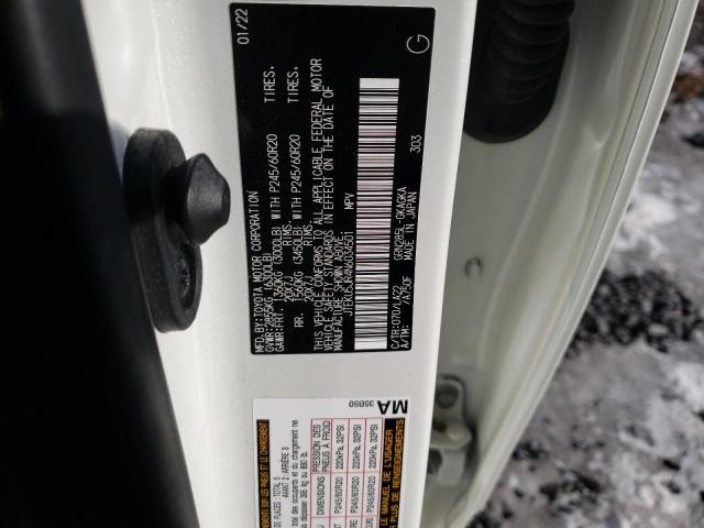 2022 TOYOTA 4RUNNER LI JTEKU5JR4N6034501