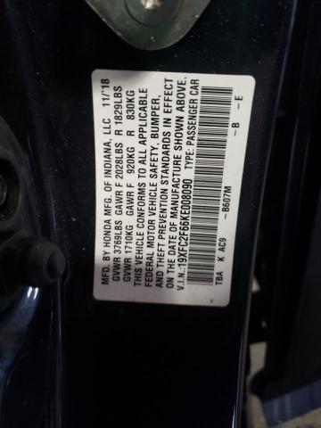 2019 HONDA CIVIC LX - 19XFC2F66KE008090
