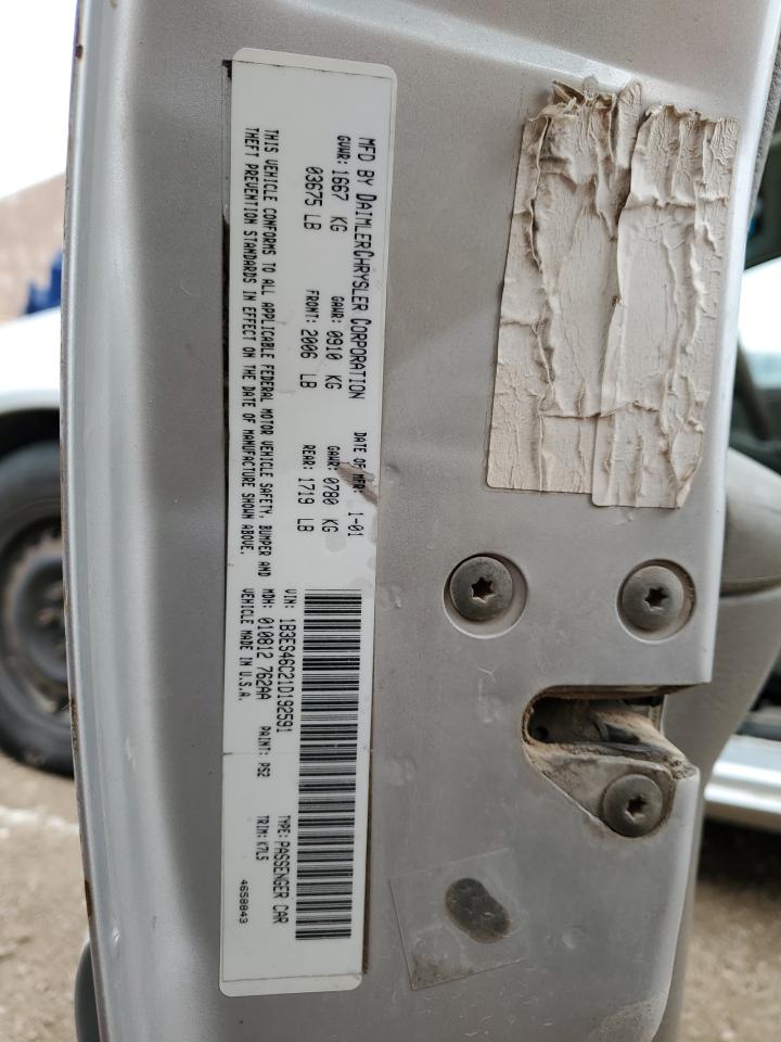 1b3es46c21d192591 1B3ES46C21D192591 2001 Dodge Neon Se