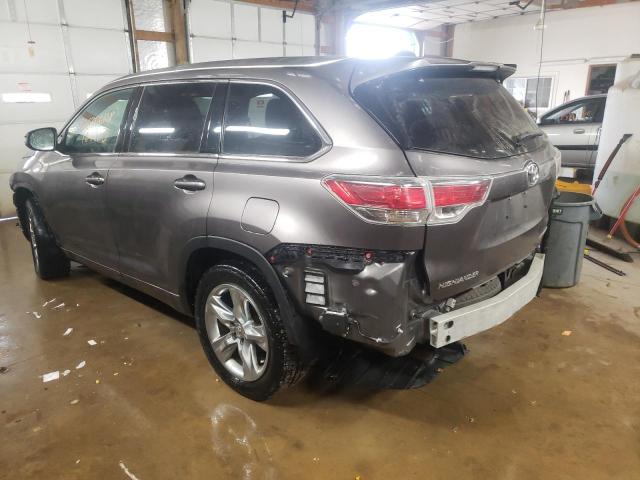 VIN 5TDDKRFH4ES040552 2014 Toyota Highlander, Limited no.2