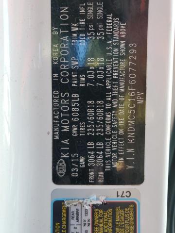 KNDMC5C16F6077293 KIA SEDONA EX