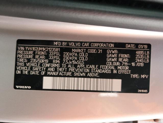 YV4162UM1K2123581 Volvo XC40