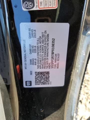 2023 CHEVROLET CAMARO LT1 1G1FF1R78P0108352