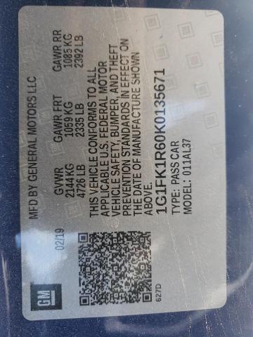 2019 CHEVROLET CAMARO ZL1 - 1G1FK1R60K0135671