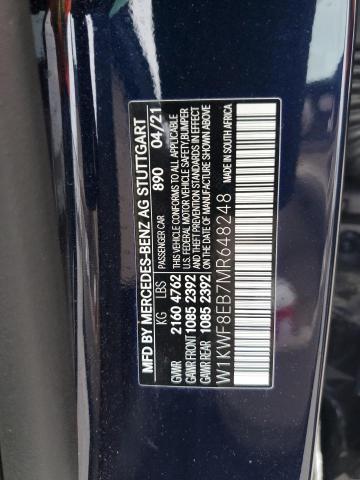 2021 MERCEDES-BENZ C 300 4MAT - W1KWF8EB7MR648248