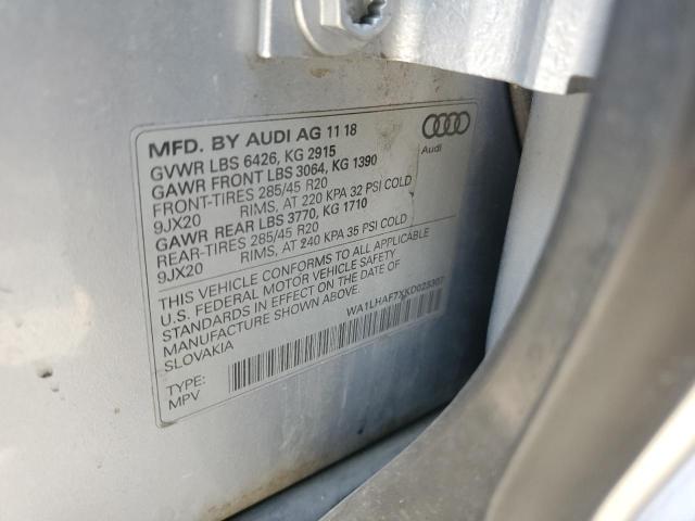 VIN WA1LHAF7XKD023307 2019 Audi Q7, Premium Plus no.12