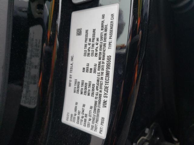 5YJ3E1EC3MF995565 Tesla MODEL 3