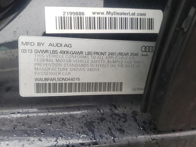 VIN WAUBFAFL5DN044015 2013 Audi A4, Premium no.12