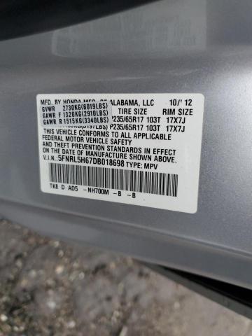 VIN 5FNRL5H67DB018698 2013 HONDA ODYSSEY no.13