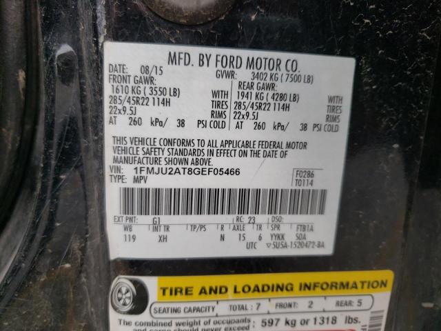 2016 FORD EXPEDITION - 1FMJU2AT8GEF05466