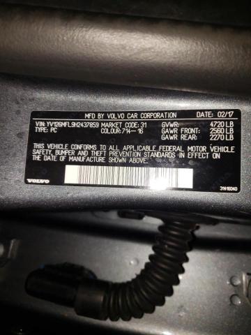 2017 VOLVO S60 - YV126MFL9H2437859